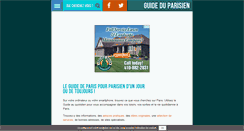 Desktop Screenshot of guideduparisien.fr